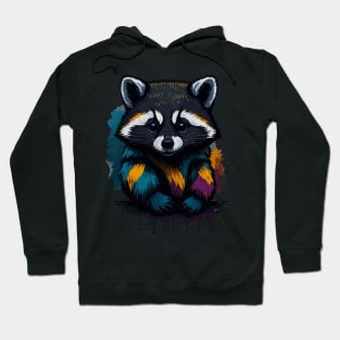 Raccoon Portrait Hoodie